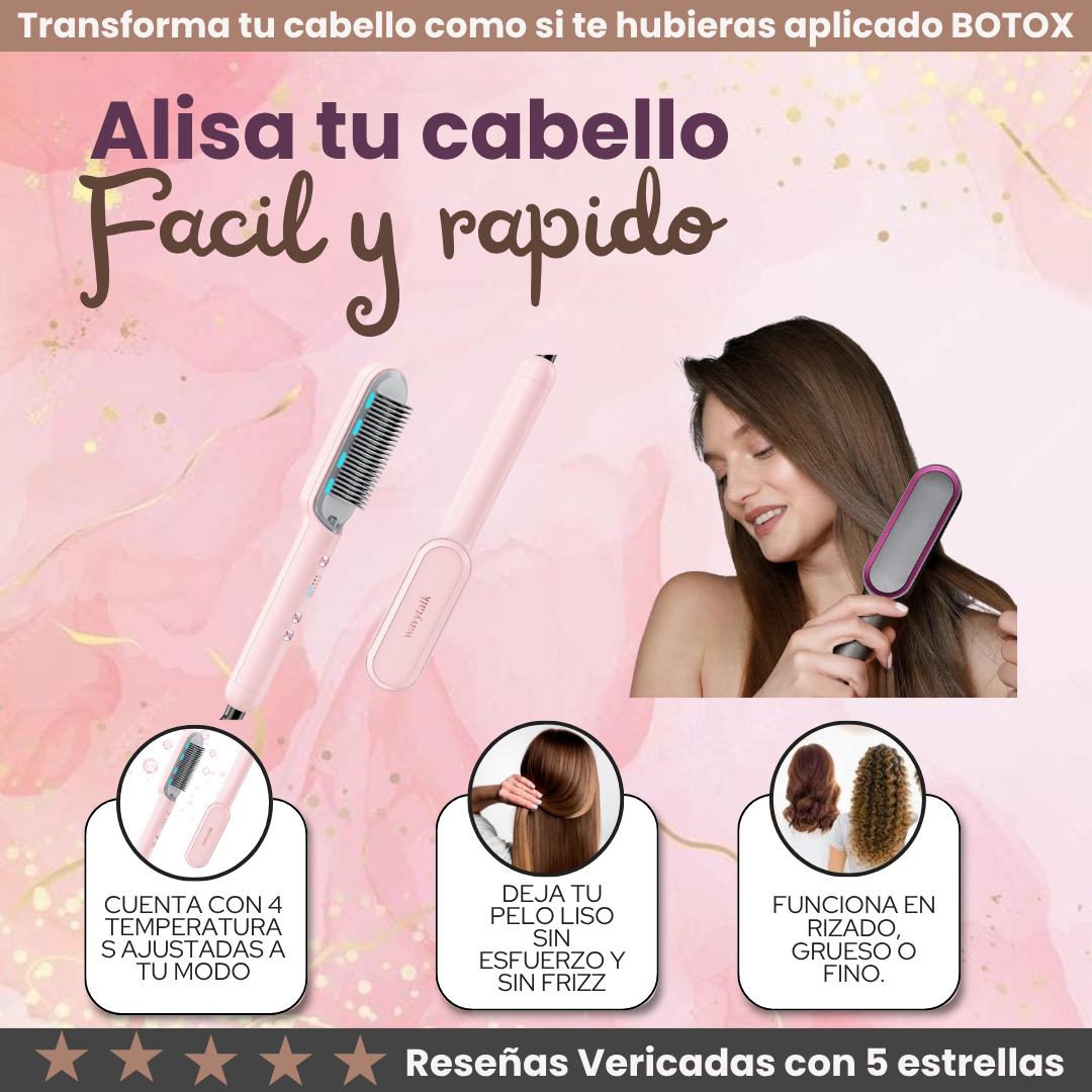 Cepillo Alisador 3 en 1 - Ahorra en productos con este cepillo 💰
